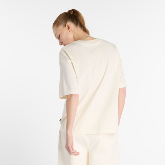 New Balance Γυναικεία κοντομάνικη μπλούζα Linear Heritage Oversized T-Shirt